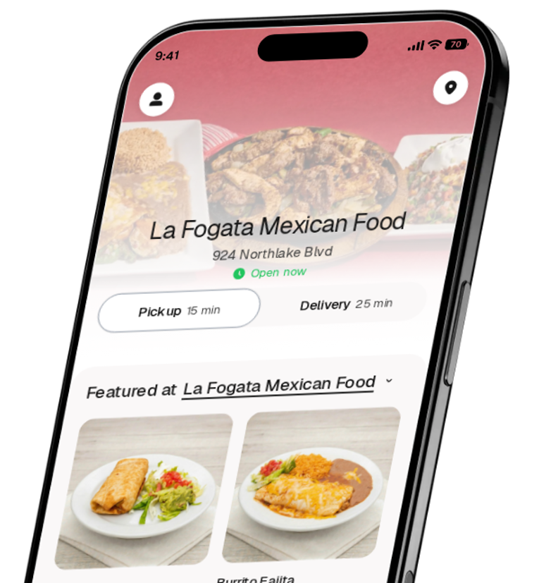 La Fogata Mexican Food app preview