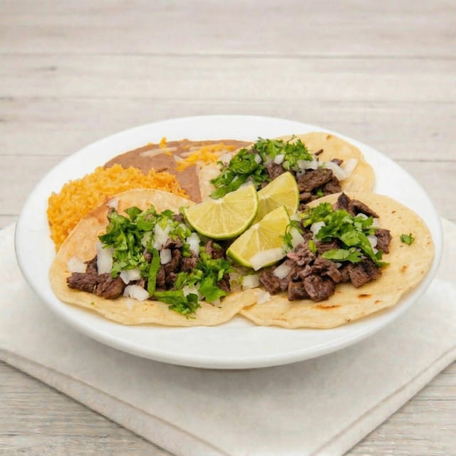Al Carbon Steak Tacos.