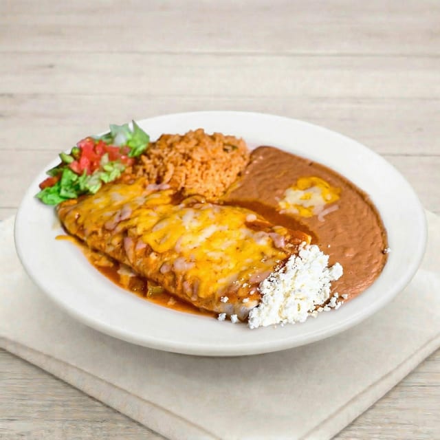 Veggie Feta Burrito.