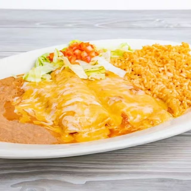 Enchilada and Chile Relleno.