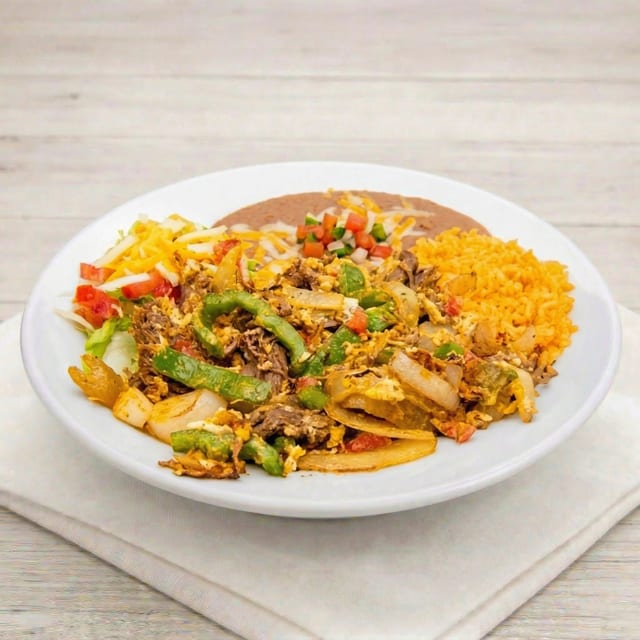 Machaca con Huevos.