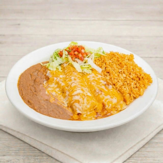 Enchilada and Chile Relleno.