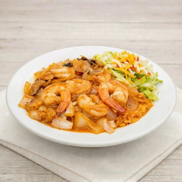 Arroz con Camarones.