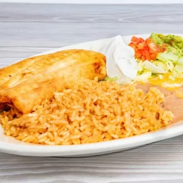 Chimichanga Seafood (Only Shrimp).