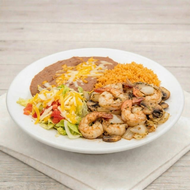 Camarones Al Mojo De Ajo.